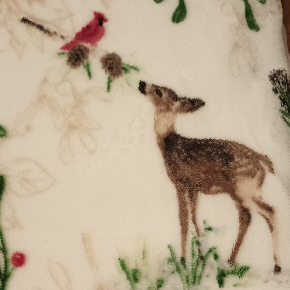 *EUC ~ Better Homes & Gardens Oversize Reversible Velvet Plush Throw Blanket - Picture 9 of 10